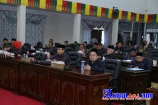 DPRD Rohul Gelar Rapat Paripurna Ranperda Pariwisata dan Susunan Perangkat Daerah